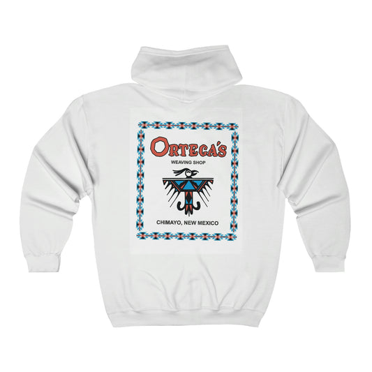 Vintage Ortega's Full Zip Hooded Sweatshirt