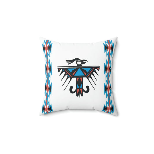 Vintage Ortega's Thunderbird Square Pillow